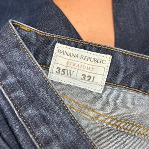 Men’s NWOT banana republic 35x32 straight leg denim jeans